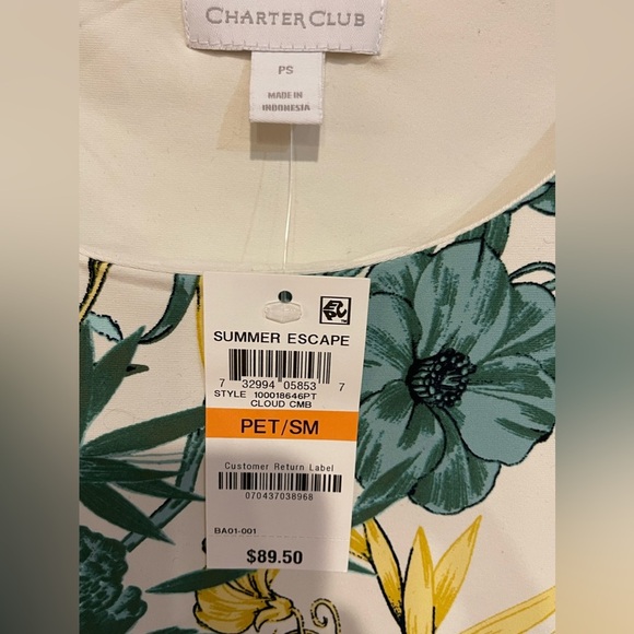 🔥💙NWT Charter Club size PS (Small Petite) stretchy dress. NICE! - Picture 4 of 6